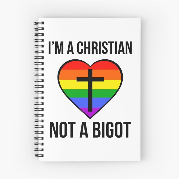 Item preview, Christian and not a bigot  designed and sold by Rachel the Artist .