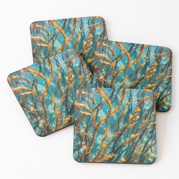 Item preview, Abstract Colorful Sea Kelp Pattern designed and sold by calibrit.