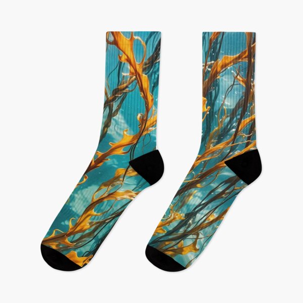 Item preview, Abstract Colorful Sea Kelp Pattern designed and sold by calibrit.
