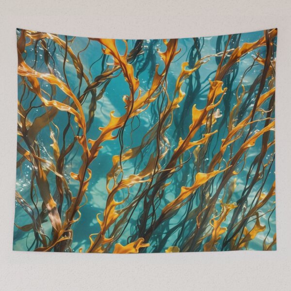 Item preview, Abstract Colorful Sea Kelp Pattern designed and sold by calibrit.