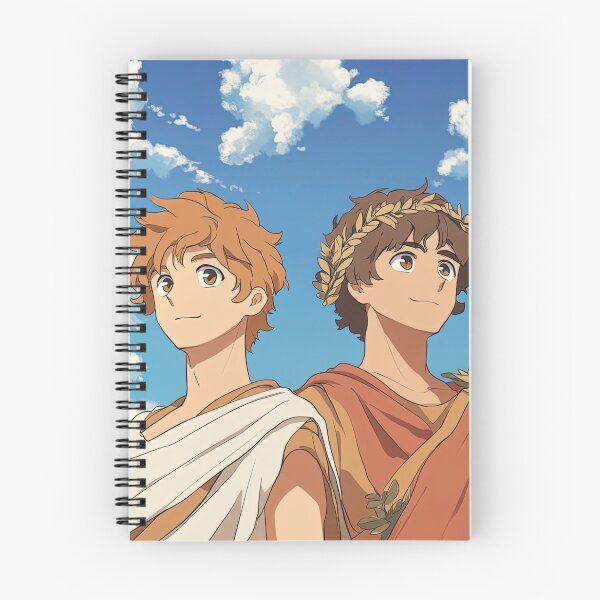 Item preview, Castor and Pollux, Greek mythology | Anime style designed and sold by ComicsFactory.