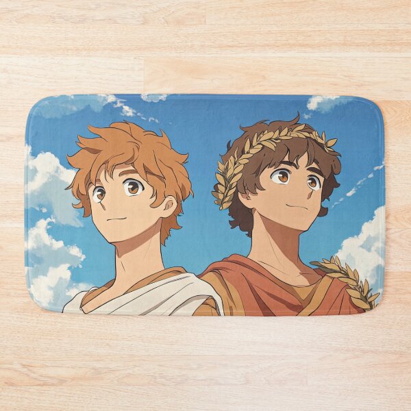 Item preview, Castor and Pollux, Greek mythology | Anime style designed and sold by ComicsFactory.