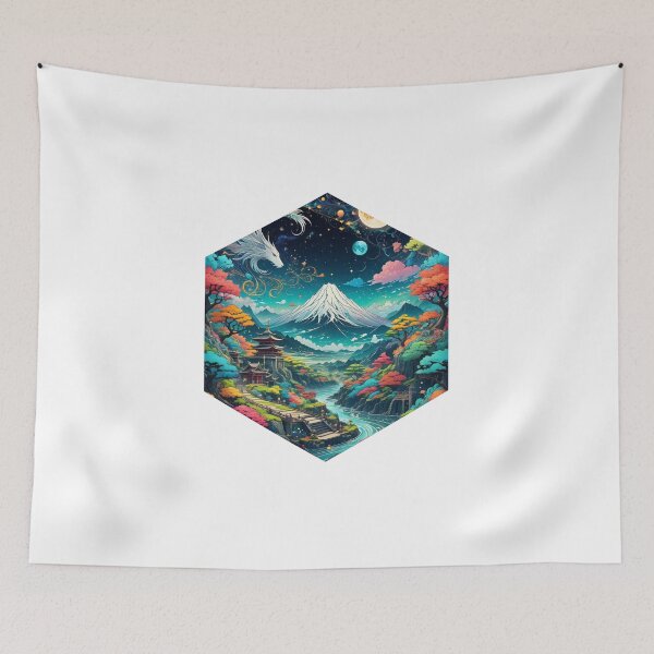 Item preview, Mystical Anime Pattern designed and sold by AbsoluteA.