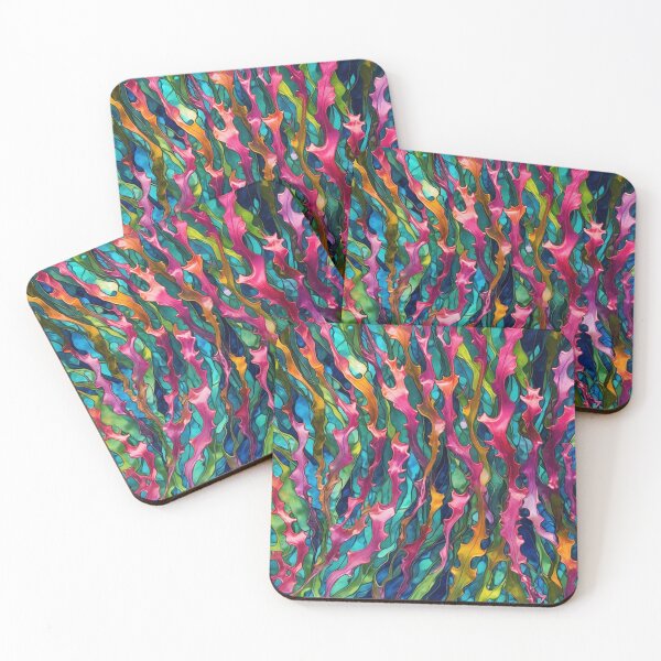 Item preview, Abstract Colorful Sea Kelp Pattern designed and sold by calibrit.