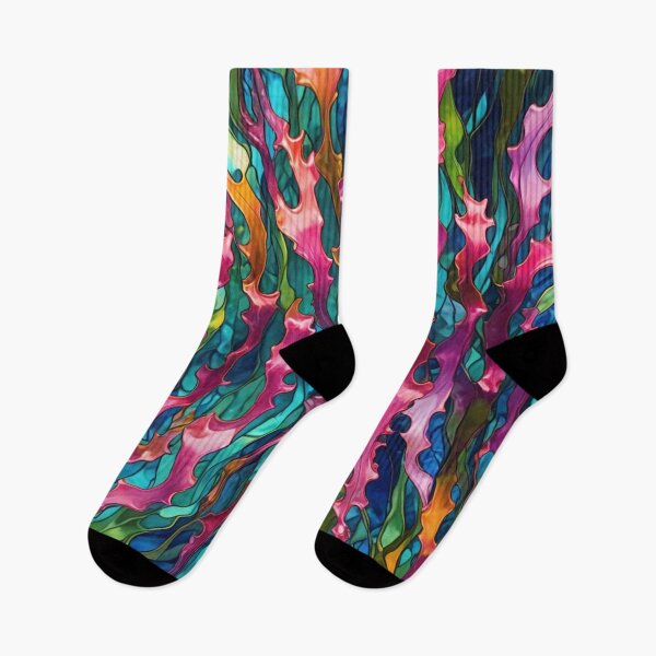 Item preview, Abstract Colorful Sea Kelp Pattern designed and sold by calibrit.
