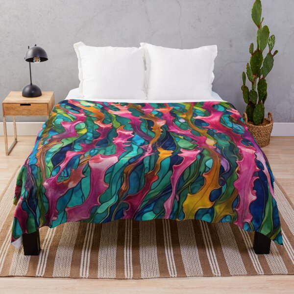 Item preview, Abstract Colorful Sea Kelp Pattern designed and sold by calibrit.