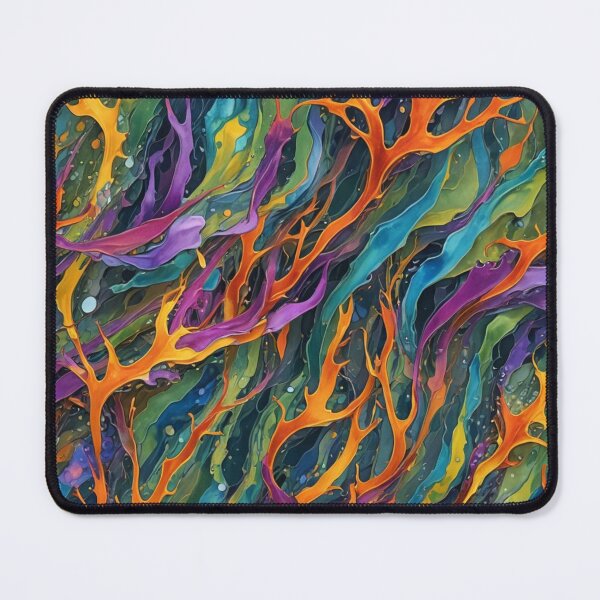 Item preview, Abstract Colorful Sea Kelp Pattern designed and sold by calibrit.