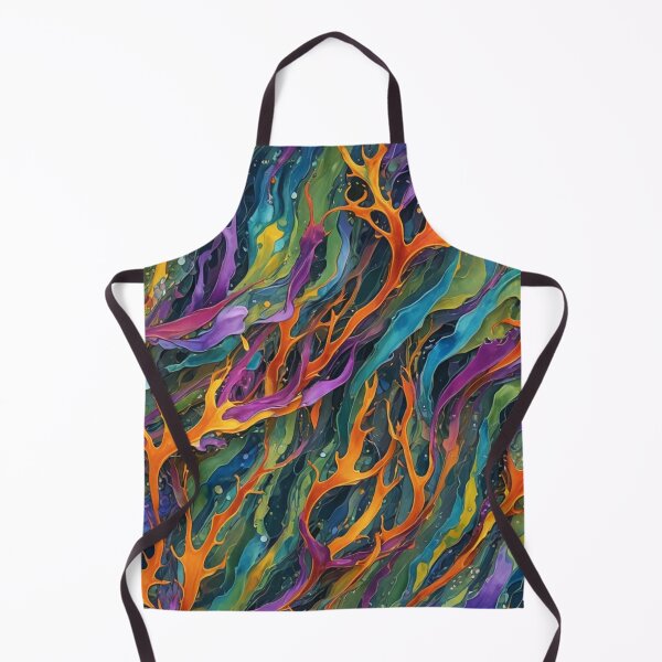 Item preview, Abstract Colorful Sea Kelp Pattern designed and sold by calibrit.