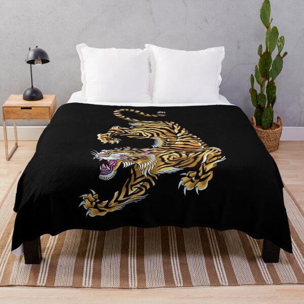 Item preview, Traditional stalking Tiger tattoo designed and sold by Azrael913.