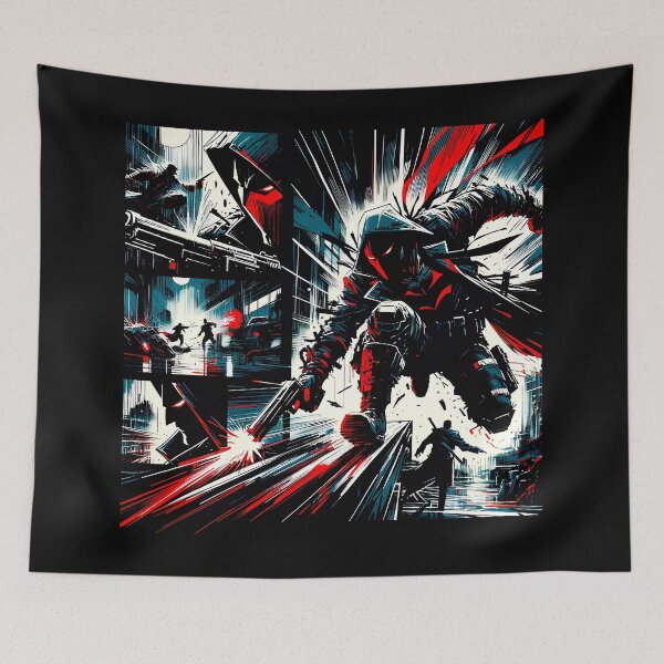 Item preview, gun shot hero action designed and sold by adeltaabintta.
