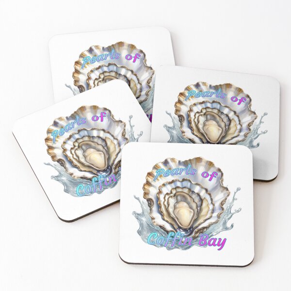 Item preview, Pearls of Coffin Bay Oysters tee shirt, pillow, mugs, cap designed and sold by So Much 2 See.