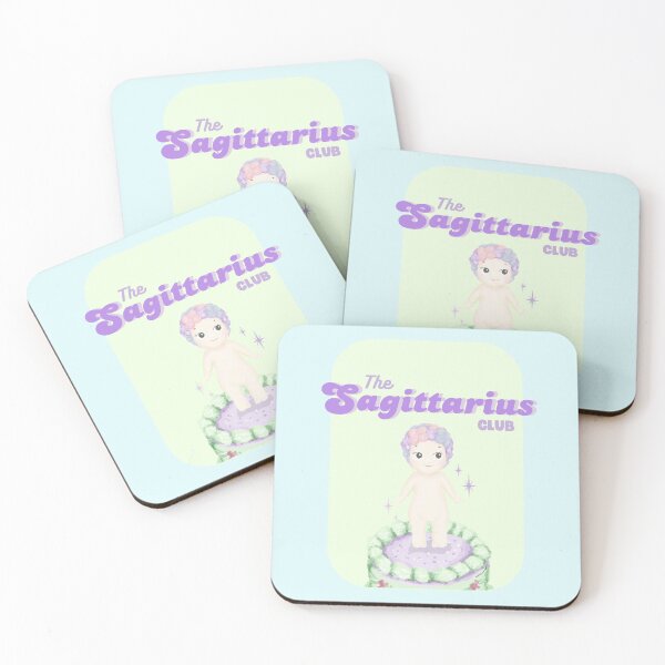Item preview, Sagittarius Zodiac Crab Sonny Angel Art Pink Kitsch – Star sign Horoscope – Aesthetic Cute Personal Girlie Girl Strawberry Cake Cocktail designed and sold by Makeartwhynot.