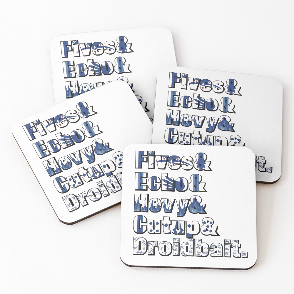Item preview, Coasters (Set of 4) designed and sold by ShellMinded.