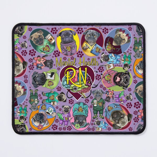 Item preview, Psych Nurse Puggy designed and sold by FivePugs.