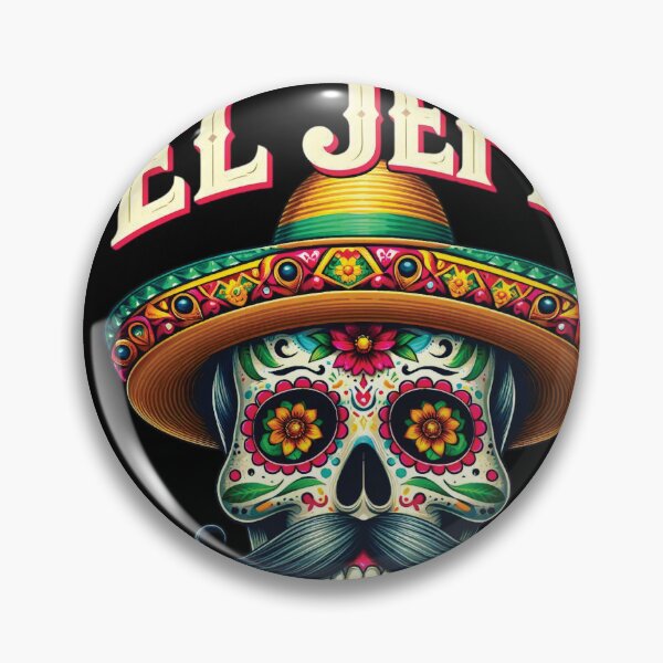 Artikelvorschau, El Jefe Zuckerschädel für Dia De Los Muertos Man entworfen und verkauft von CriJon.