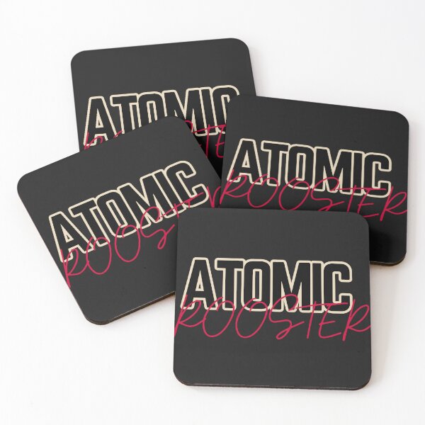 Item preview, ATOMIC ROOSTER Logo Art designed and sold by MetalRockMusic.