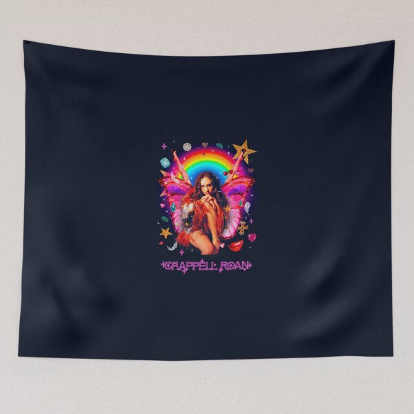 Item preview, Chappell Roan Rainbow Hearts Wings Jewels Sparkles Collage designed and sold by aestheticqueen.