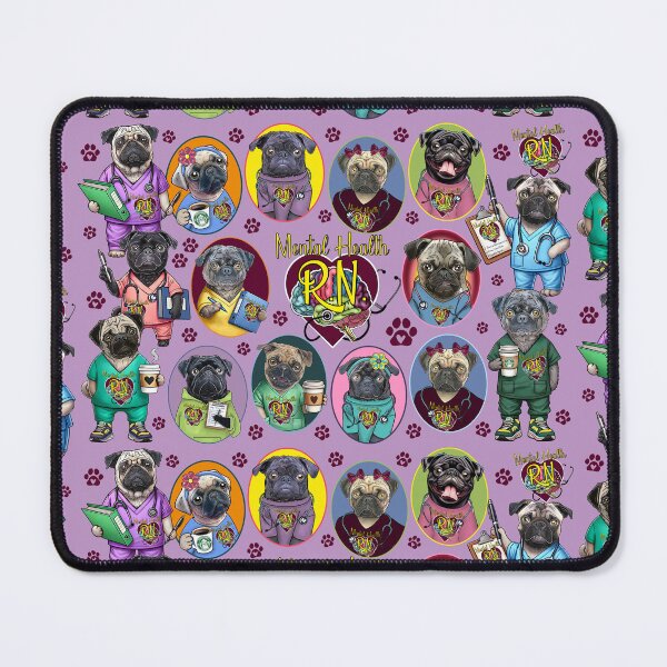 Item preview, Psych Nurse Puggy designed and sold by FivePugs.
