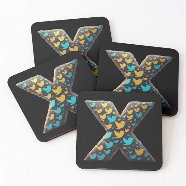 Item preview, Twitter X Letter Essential Alphabet Symbol Logo Series 1 designed and sold by Psycho-Crazy.