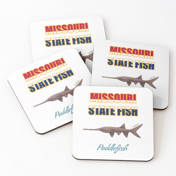Item preview, Missouri State Aquatic Animal - Paddlefish T-Shirt designed and sold by KaplanCrypto.