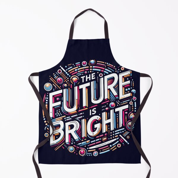 Item preview, The future is bright, typography designed and sold by maxmaj.
