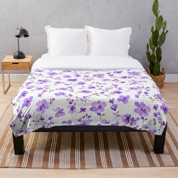 Aperçu de l'œuvre FLEURS VIOLETTES SAUVAGES : Collection PÉDALES FRAGILES créée et vendue par Zen Candy 3000 Travis Nicholas Zariwny.
