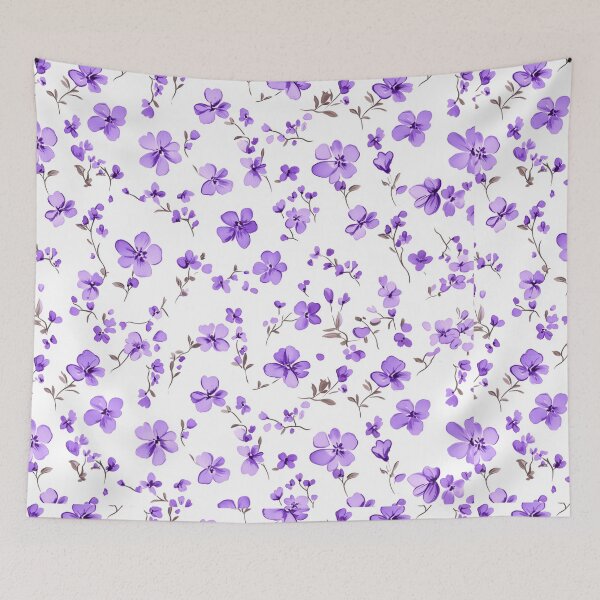 Item preview, WILD PURPLE FLOWERS : FRAGILE PEDALS Collection  designed and sold by Zen Candy 3000 Travis Nicholas Zariwny.