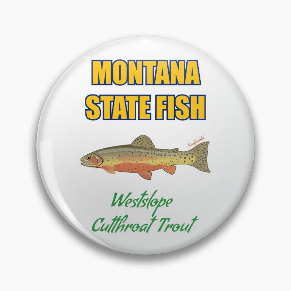 Artikelvorschau, Montana State Fish - Westslope Cutthroat Forelle T-Shirt entworfen und verkauft von KaplanCrypto.