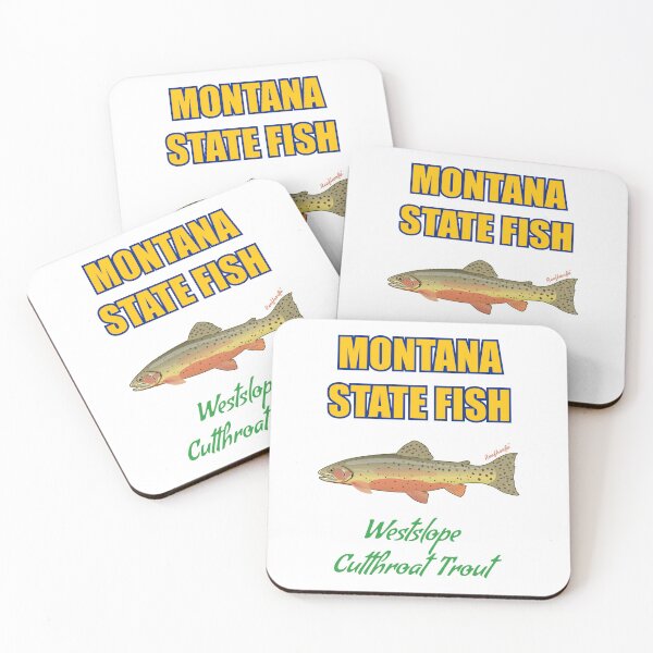 Item preview, Montana State Fish - Westslope Cutthroat Trout T-Shirt designed and sold by KaplanCrypto.