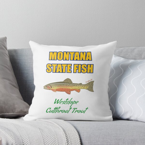 Item preview, Montana State Fish - Westslope Cutthroat Trout T-Shirt designed and sold by KaplanCrypto.