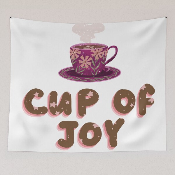 Item preview, Cup of joy coffeeholic designed and sold by pinkyfish1010.