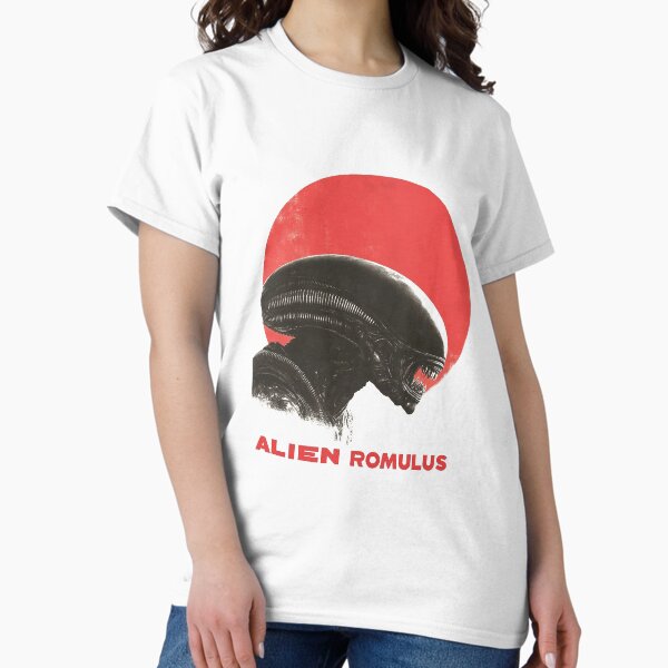 Item preview, Alien Romulus: Retro Sci-Fi Horror Poster Art designed and sold by Retro Travel Design.