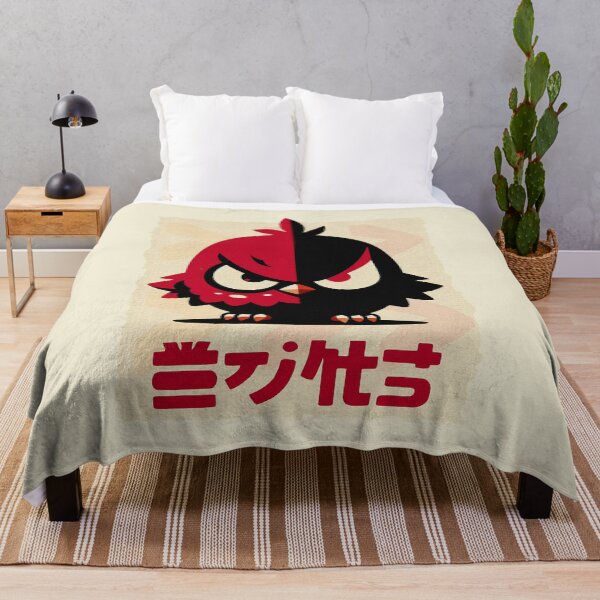 Item preview, Strange Fat Black and Red Bird - Unique Avian Design designed and sold by IAPICTURE.