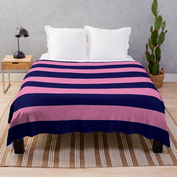 Item preview, Navy Blue and Pink Stripes designed and sold by DanielleGensler.
