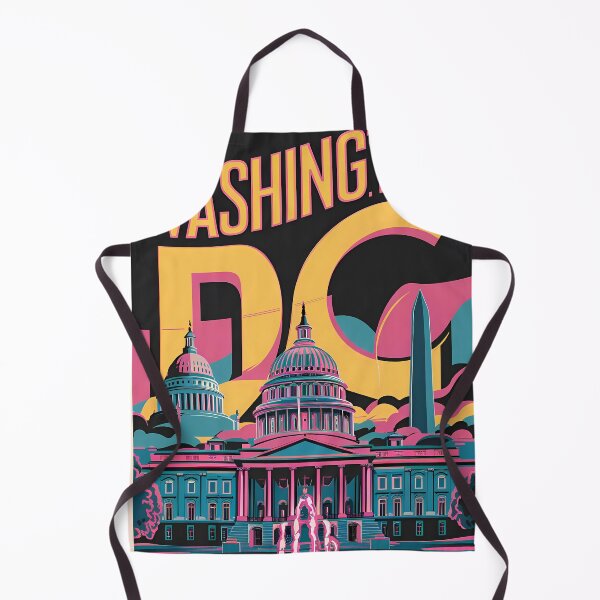 Item preview, A Digital Pop Art Travel of Washington D.C. designed and sold by PaintedPixels01.