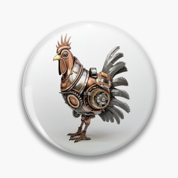 Item preview, Steampunk Chicken designed and sold by Roxane Bay.