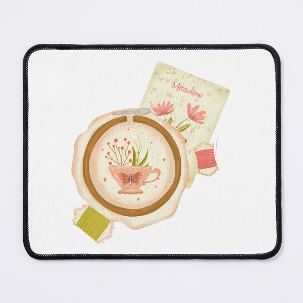 Item preview, Hygge lifestyle embroidery time designed and sold by pinkyfish1010.