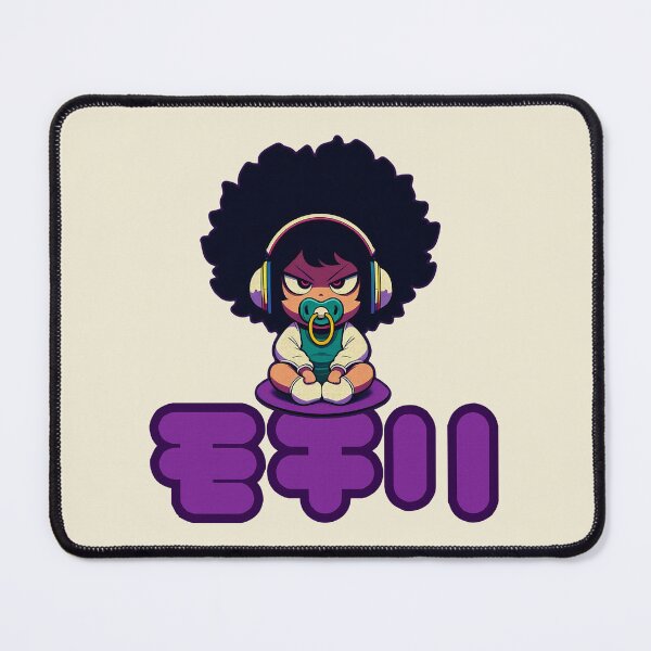 Item preview, Afro Girl Vibing to Beats designed and sold by IAPICTURE.