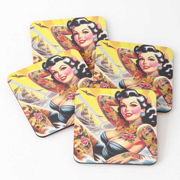 Artikelvorschau, Sommer-Pin-up entworfen und verkauft von PulpVintage.