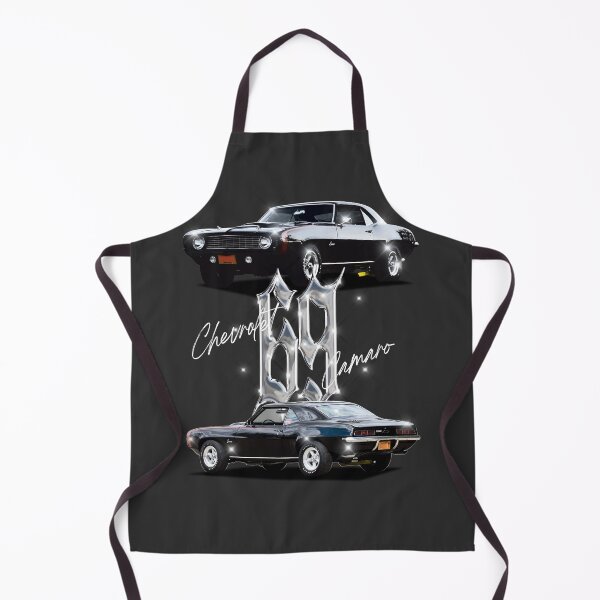 Item preview, 1969 Chevy Camaro Classic Hot Rod – Black Chrome Vintage Muscle Car Limited Edition designed and sold by waterloop.