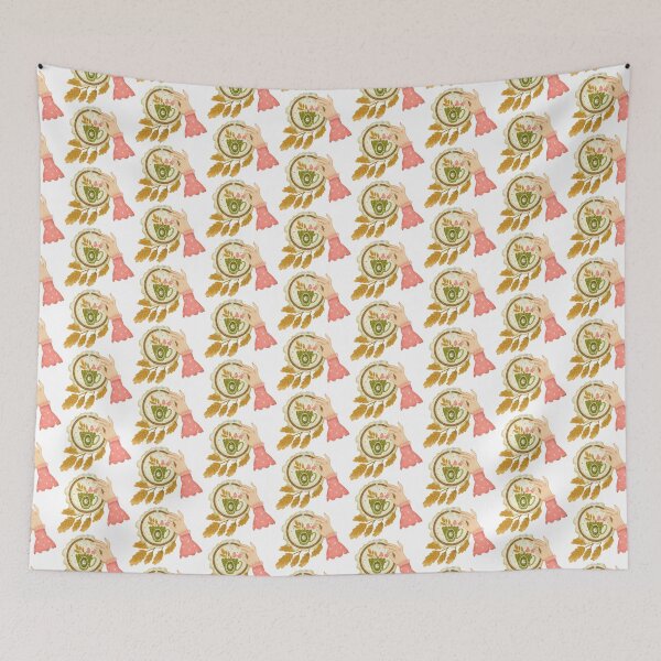 Item preview, Woman hand sewing embroidery designed and sold by pinkyfish1010.