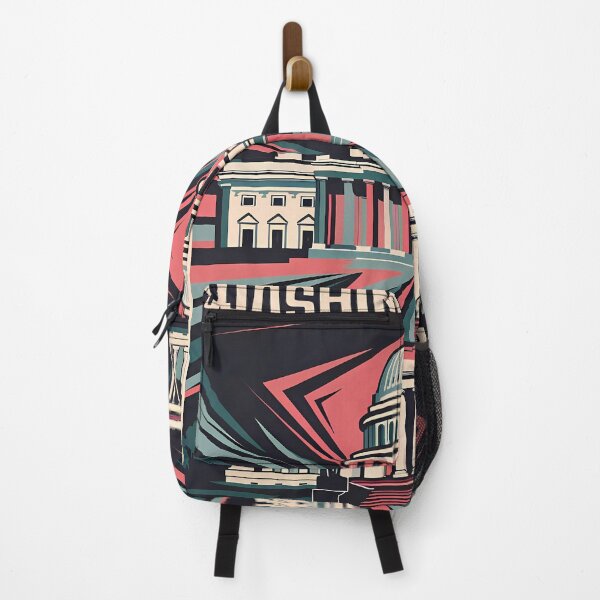 Item preview, A Digital Pop Art Travel of Washington D.C. designed and sold by PaintedPixels01.