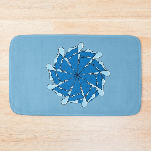 Item preview, Wave water pattern mandala designed and sold by nongsao4.