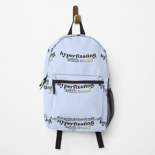 Item preview, hyperfixating with oomf quote curved colorful designed and sold by cherrytheory.