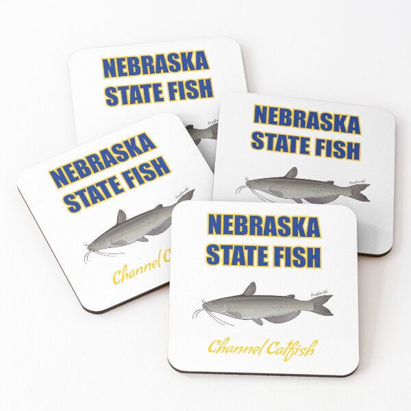 Item preview, Nebraska State Fish - Channel Catfish T-Shirt designed and sold by KaplanCrypto.