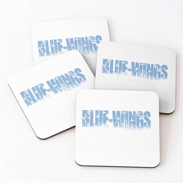 Item preview, Fall Blue-Winged Teal in Flight, Blue Text designed and sold by CraneCreek.