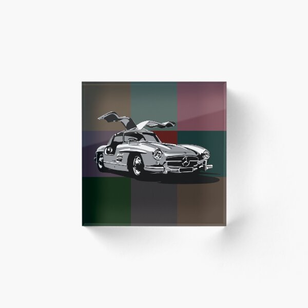 Item preview, Mercedes Benz 300sl Gullwing Art Blocks designed and sold by designseventy.