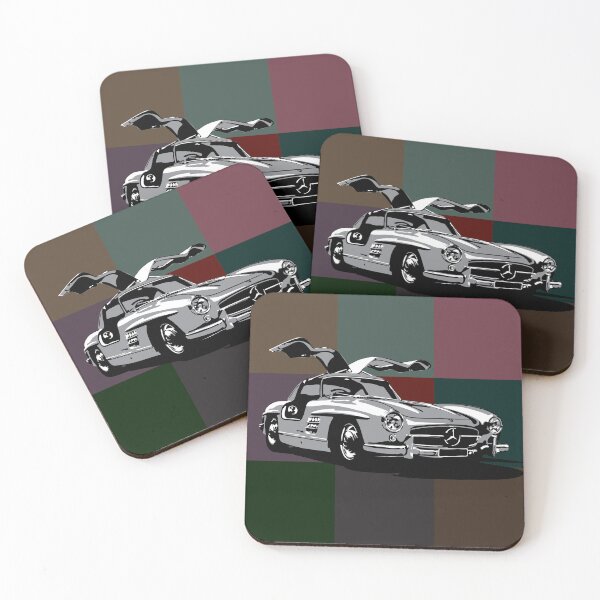 Item preview, Mercedes Benz 300sl Gullwing Art Blocks designed and sold by designseventy.