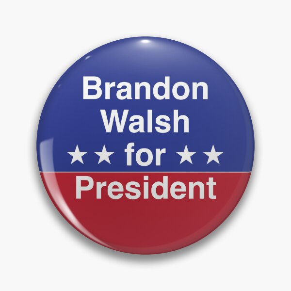 Item preview, Brandon Walsh for President designed and sold by cgaites.