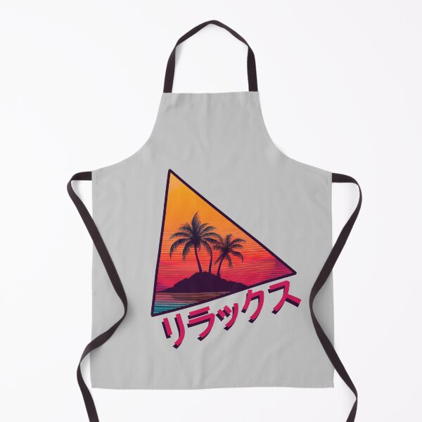 Item preview, "Relax" - retro sunset palm island vaporwave aesthetic  designed and sold by analogsandpixel.